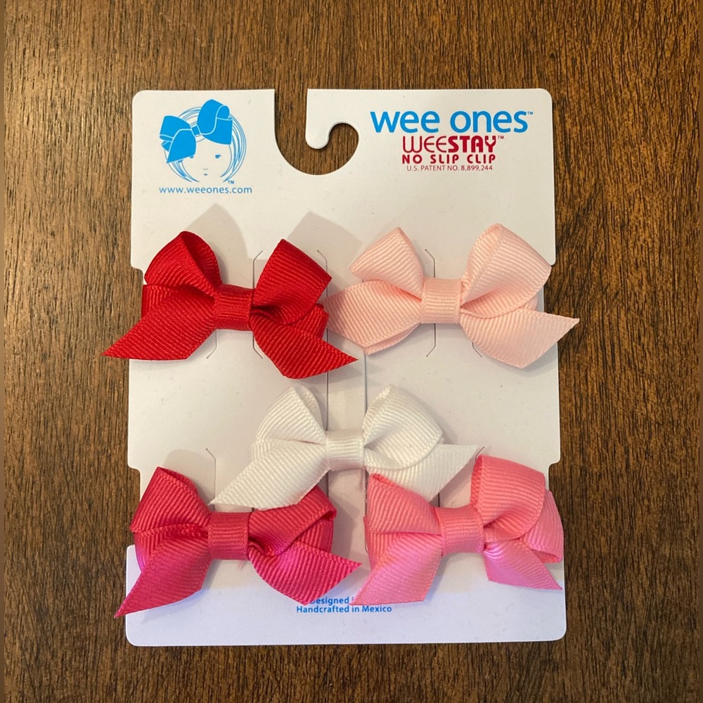 Wee Ones Tiny Front Tail Grosgrain Bows